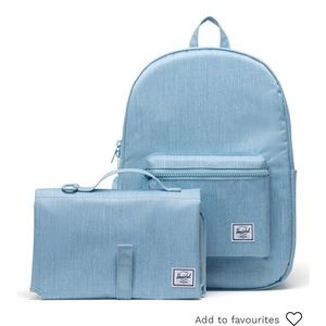 NEW Herschel Settlement Sprout Backpack- denim blue